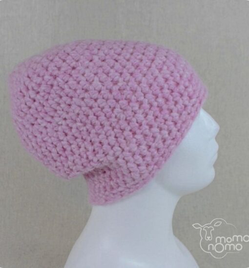 ciepła różowa czapka naturalna alpaka_momonomo.com