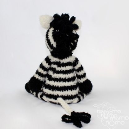zabawka pluszak zebra z alpaki dla dziecka