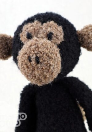 małpka przytulanka z alpaki
