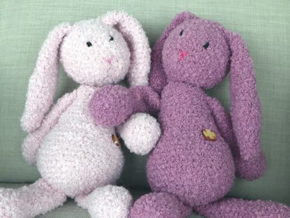 Słodkie króliki maskotki z alpaki - fioletowy i różowy