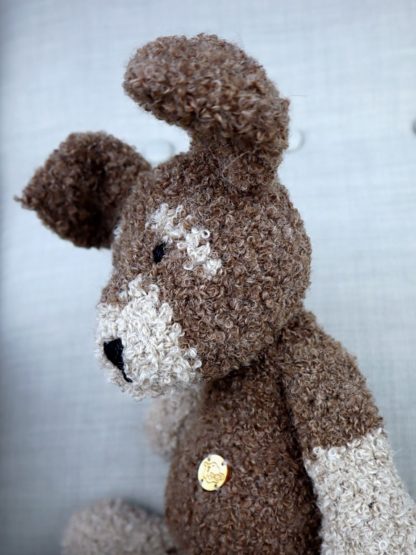 Pluszak pies - brązowy w łatki, maskotka dla dzieci