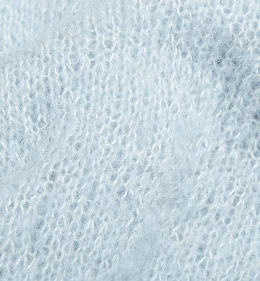 Jedwabisty sweterek Alpaka SILKY bladoniebieski