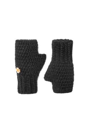 Rękawiczki bez palców ALPAKA CLOUD czarne