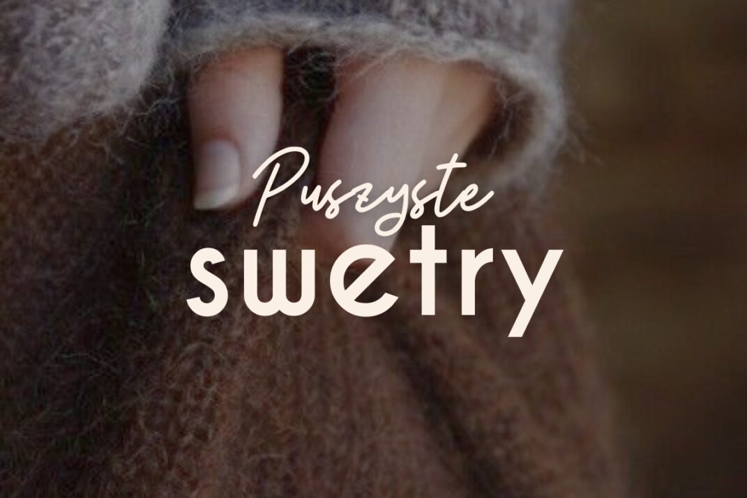 Swetry ręcznie robione naturalny skład