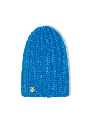 Długa czapka Alpaka CLOUD kobalt